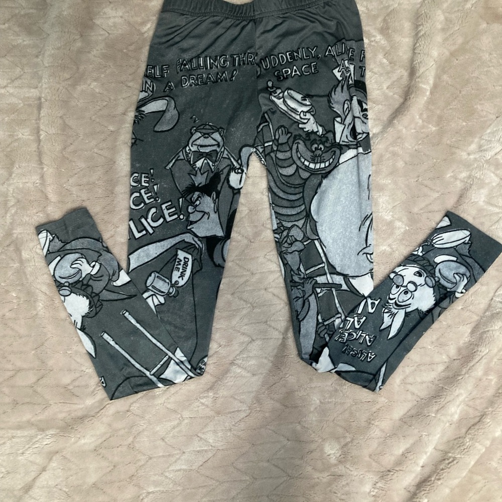 Disney Alice In Wonderland Leggings M